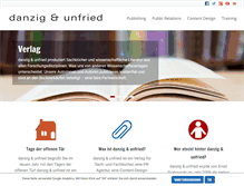 Tablet Screenshot of danzigunfried.com